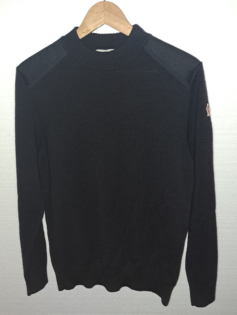 Moncler Grenoble Women’s Unisex Sweater Size Large Navy 100% Wool Italy